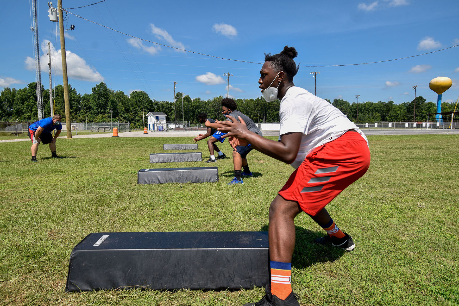 Lake City HS Football Conditioning